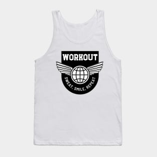 Sweat, smile, repeat. Tank Top